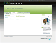 Tablet Screenshot of noscira.com